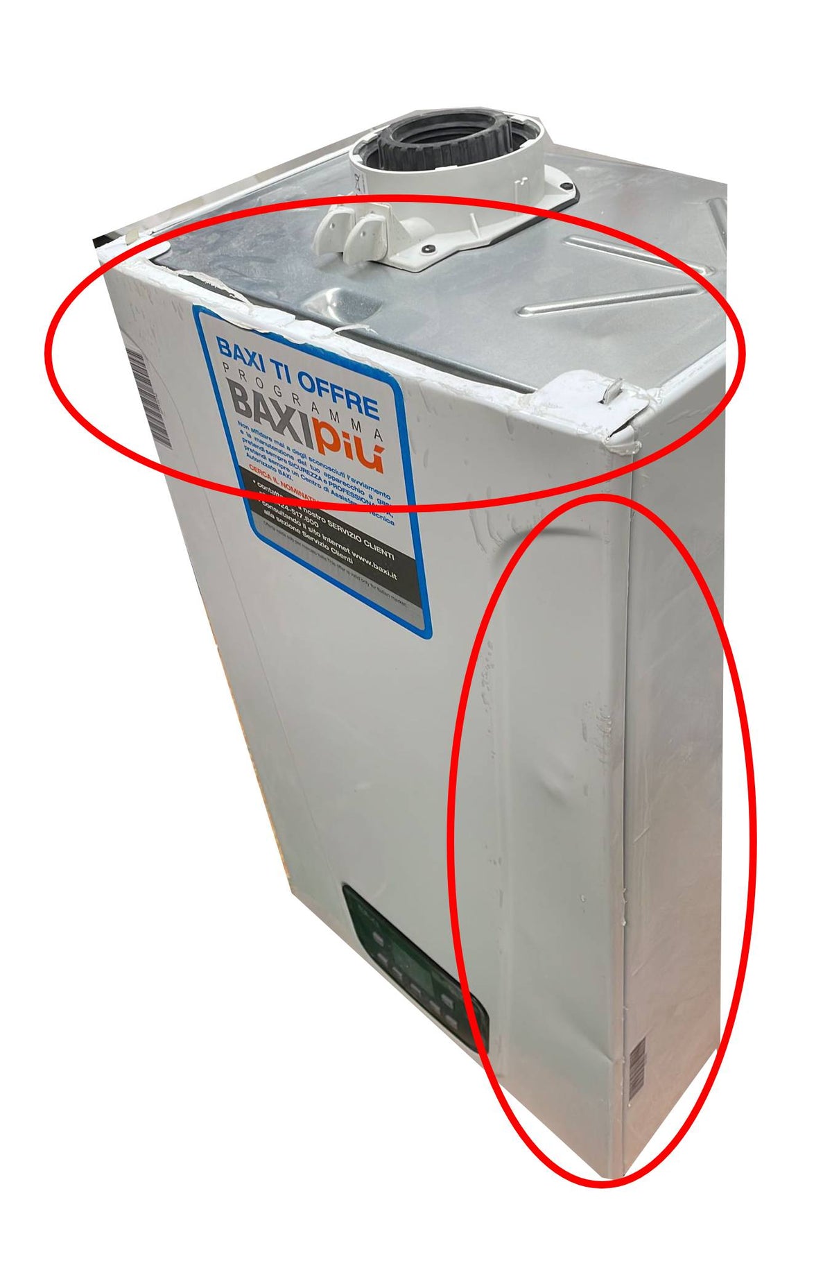 area occasioni caldaia baxi duo tec compact e 24 kw a condensazione low nox completa di kit scarico fumi coassiale metano o gpl novita duo tec ao968