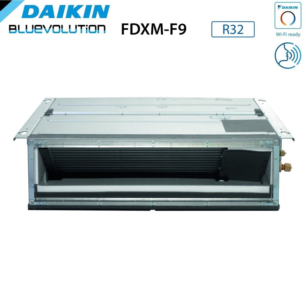 climatizzatore condizionatore daikin bluevolution inverter canalizzato ultrapiatto 21000 btu fdxm60f3 f9 r 32 wi fi optional con telecomando ad infrarossi incluso garanzia italiana