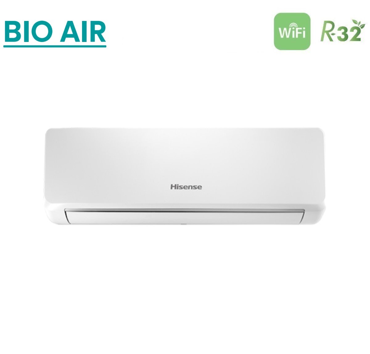 climatizzatore condizionatore hisense dual split inverter serie bio air 9_12 con 2amw42u4rgc r 32 wi fi integrato 9000_12000