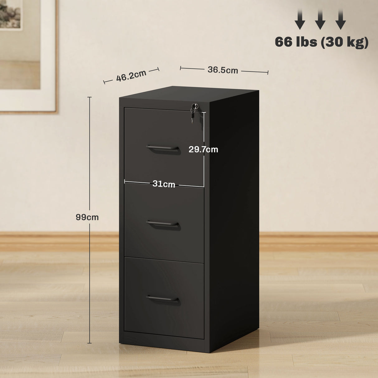 easycomfort easycomfort schedario portadocumenti minimal a 3 cassetti con barra regolabile in acciaio 36 5x46 2x99 cm nero
