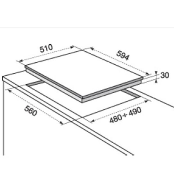 electrolux piano cottura a gas electrolux rgg6243lor 4 fuochi l594xp51 crosscook nero ean 7332543392261