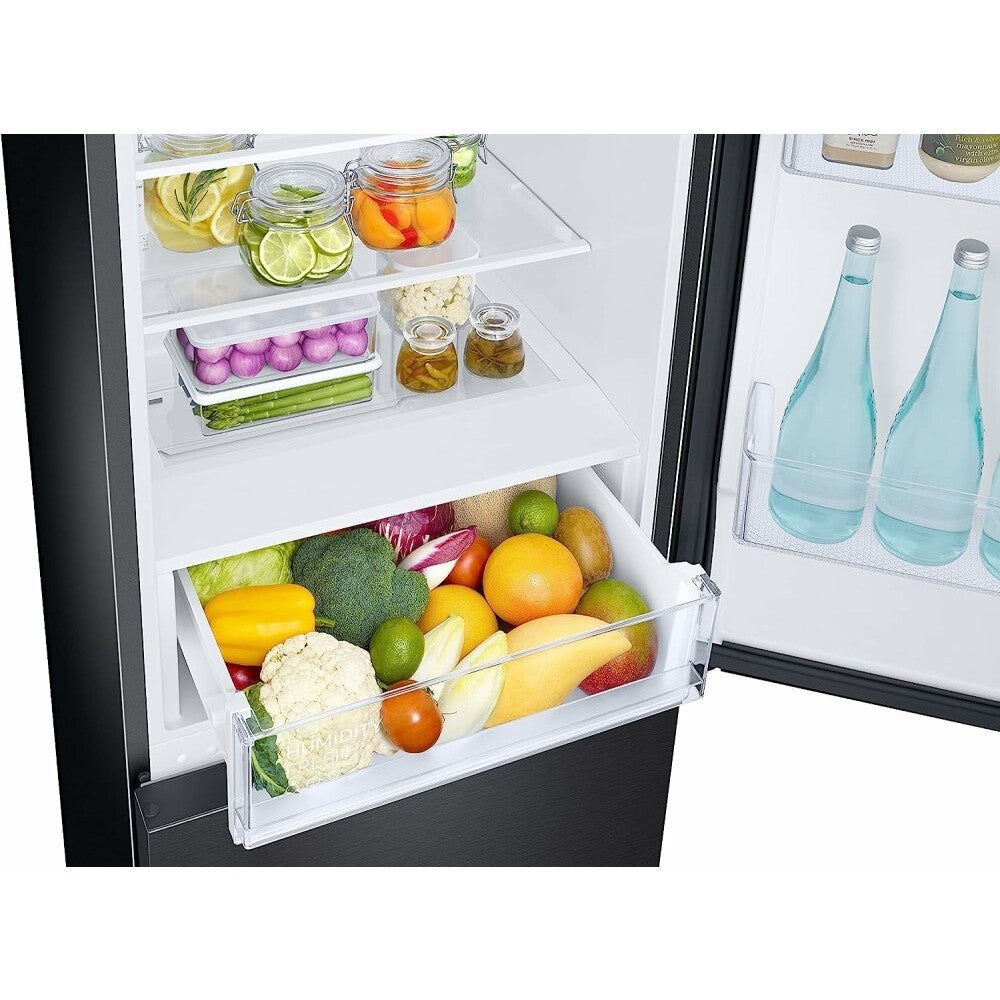 frigorifero combinato samsung rb33b610fbn 344 litri classe energetica f a185 3xl59 5xp65 8 no frost digital inverter tecnologia spacemax nero 38251