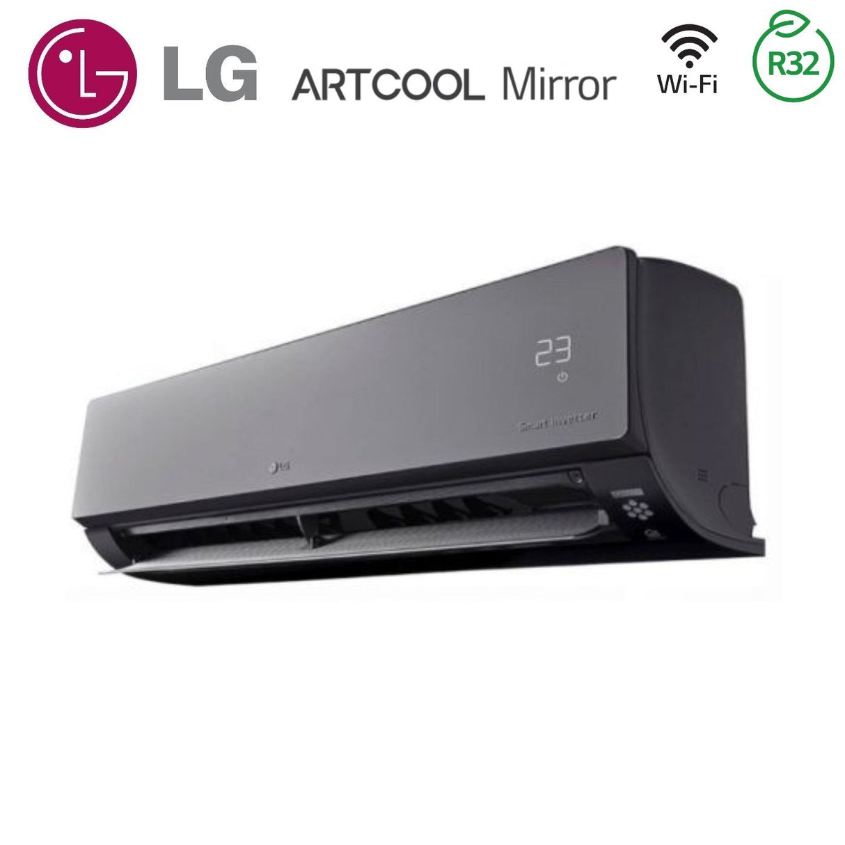 super offerta climatizzatore condizionatore lg inverter serie artcool mirror 9000 btu ac09bq r 32 wi fi integrato classe a__ a_