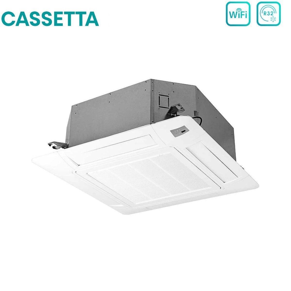 unita interna a cassetta hisense 9000 btu act26ur4rcc8 r 32 wi fi optional con telecomando e pannello incluso