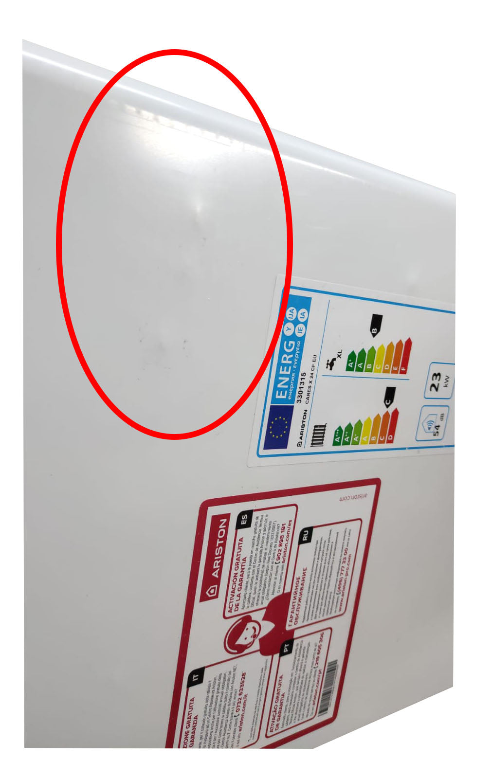 area occasioni caldaia a gas ariston modello cares x 24 cf metano low nox a camera aperta 3301315 new 34111