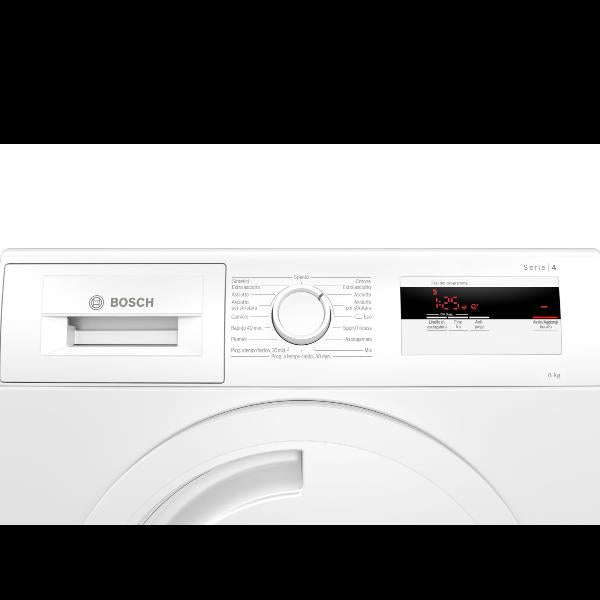 asciugatrice a condensazione bosch 8 kg a carica frontale serie 4 easyclean wth83008ii classe a_