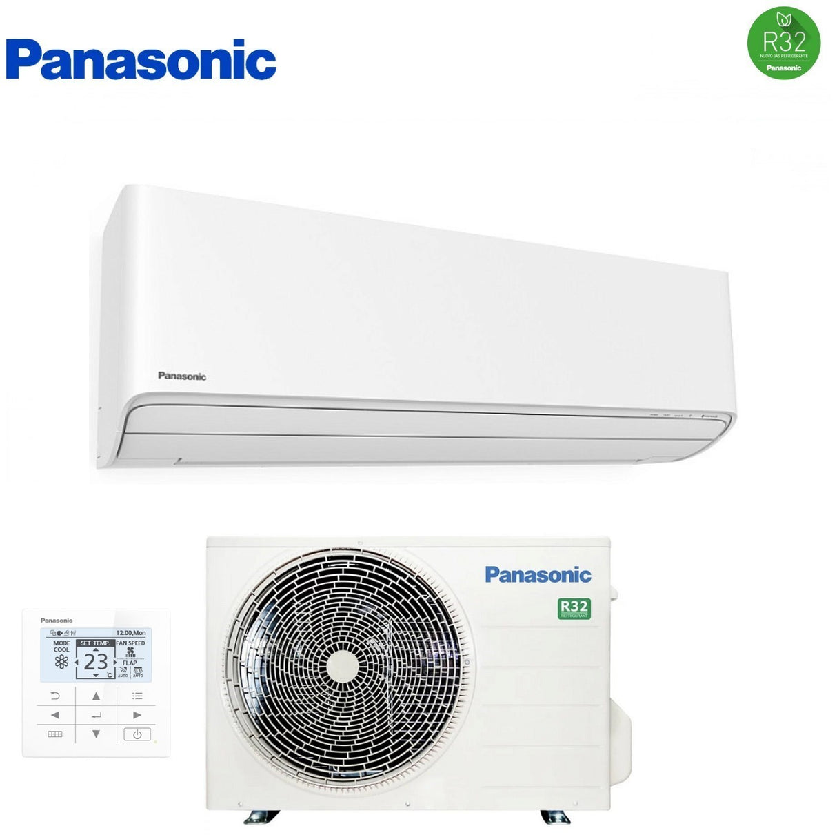 climatizzatore condizionatore panasonic inverter serie cs 9000 btu cs z25ykea r 32 wi fi integrato classe a+++ a++ con comando a filo incluso