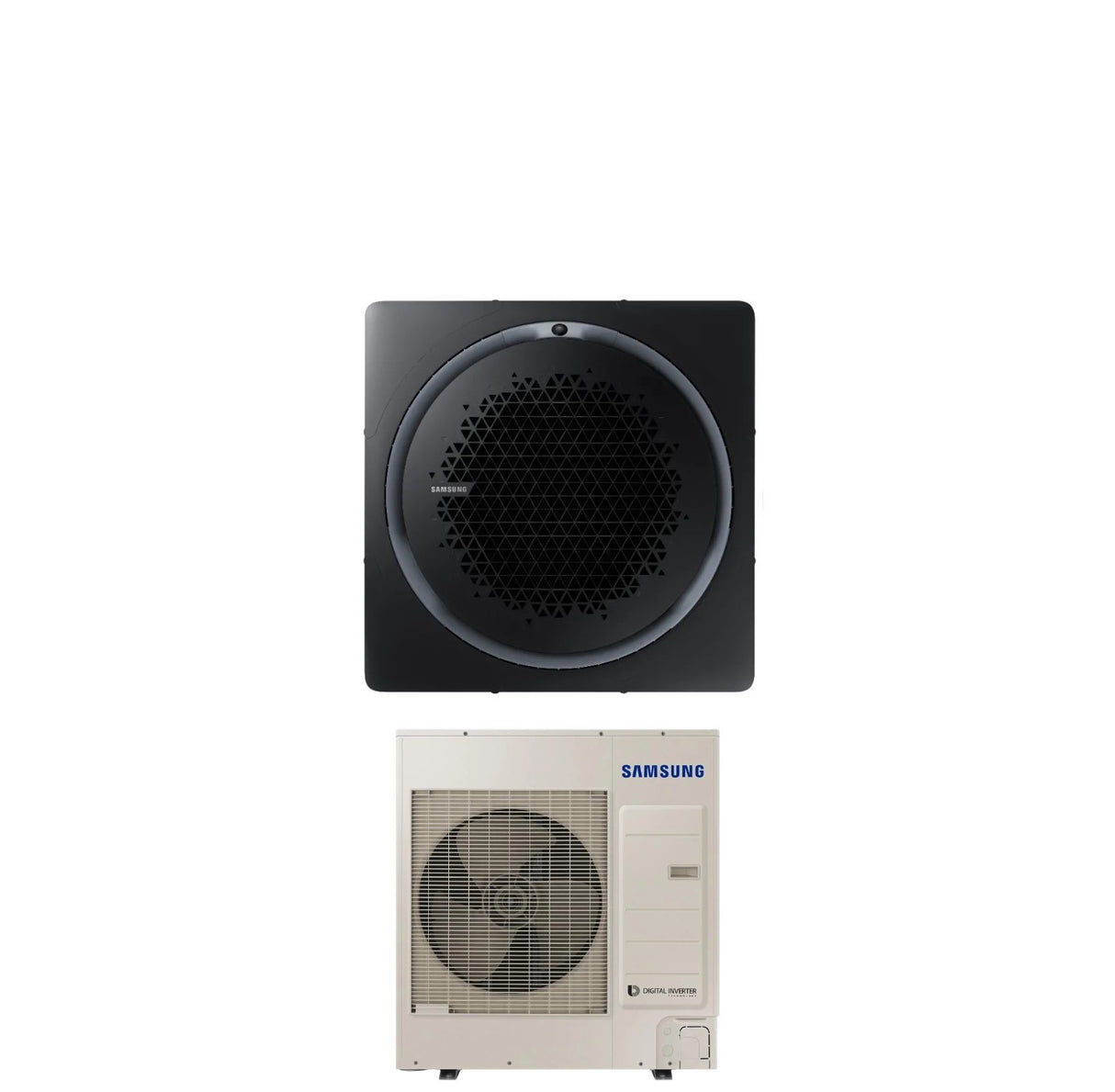 climatizzatore condizionatore samsung inverter cassetta 360 42000 btu ac120mn4pkh eu monofase r 410 wi fi optional con comando wireless incluso disponibili vari pannelli