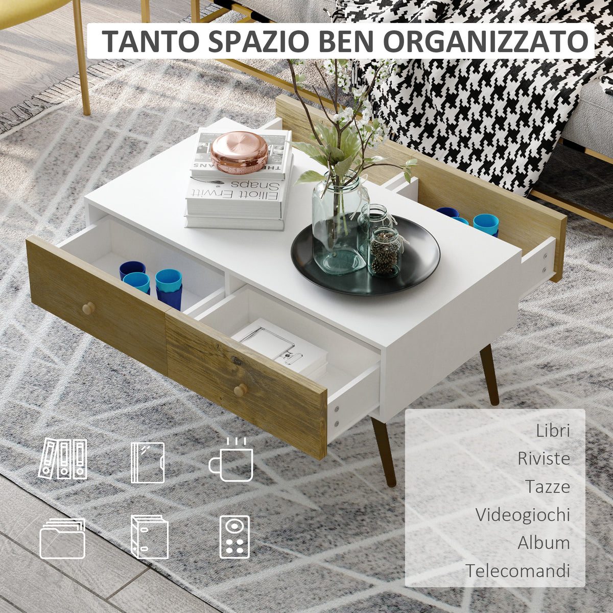immagine-4-easycomfort-easycomfort-tavolino-da-salotto-in-stile-nordico-con-4-cassetti-100x53-3x45cm-bianco-e-color-legno
