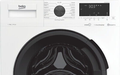 lavatrice a carica frontale beko 8 kg wux81436ai it steamcure prosmart inverter 14000 giri classe c a___ pre 2021