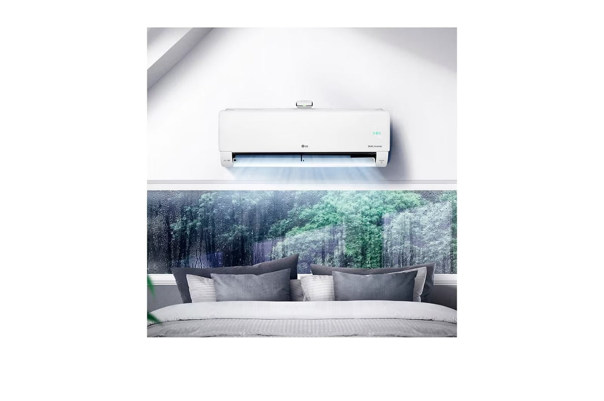 climatizzatore condizionatore lg inverter dualcool atmosfera 9000 btu ap09rk.nsj r 32 wi fi integrato a++ a+