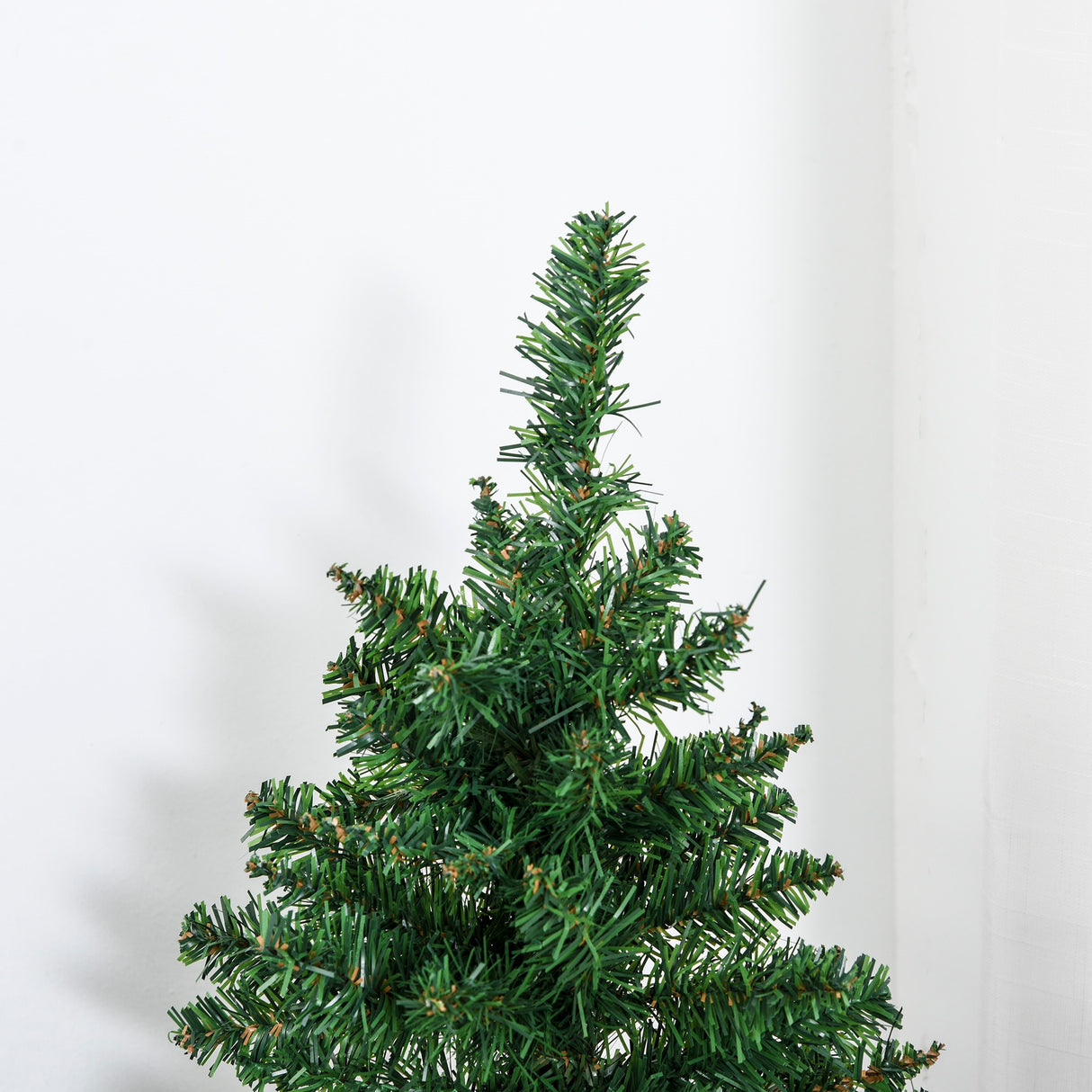 easycomfort easycomfort albero di natale mini 60cm con 70 rami folti e aghi realistici in pvc base in cemento e iuta