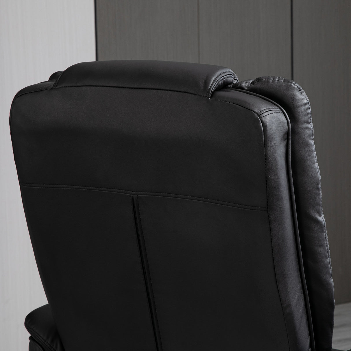 easycomfort easycomfort set poltrona relax e pouf poggiapiedi girevole a 360 e reclinabile similpelle pu