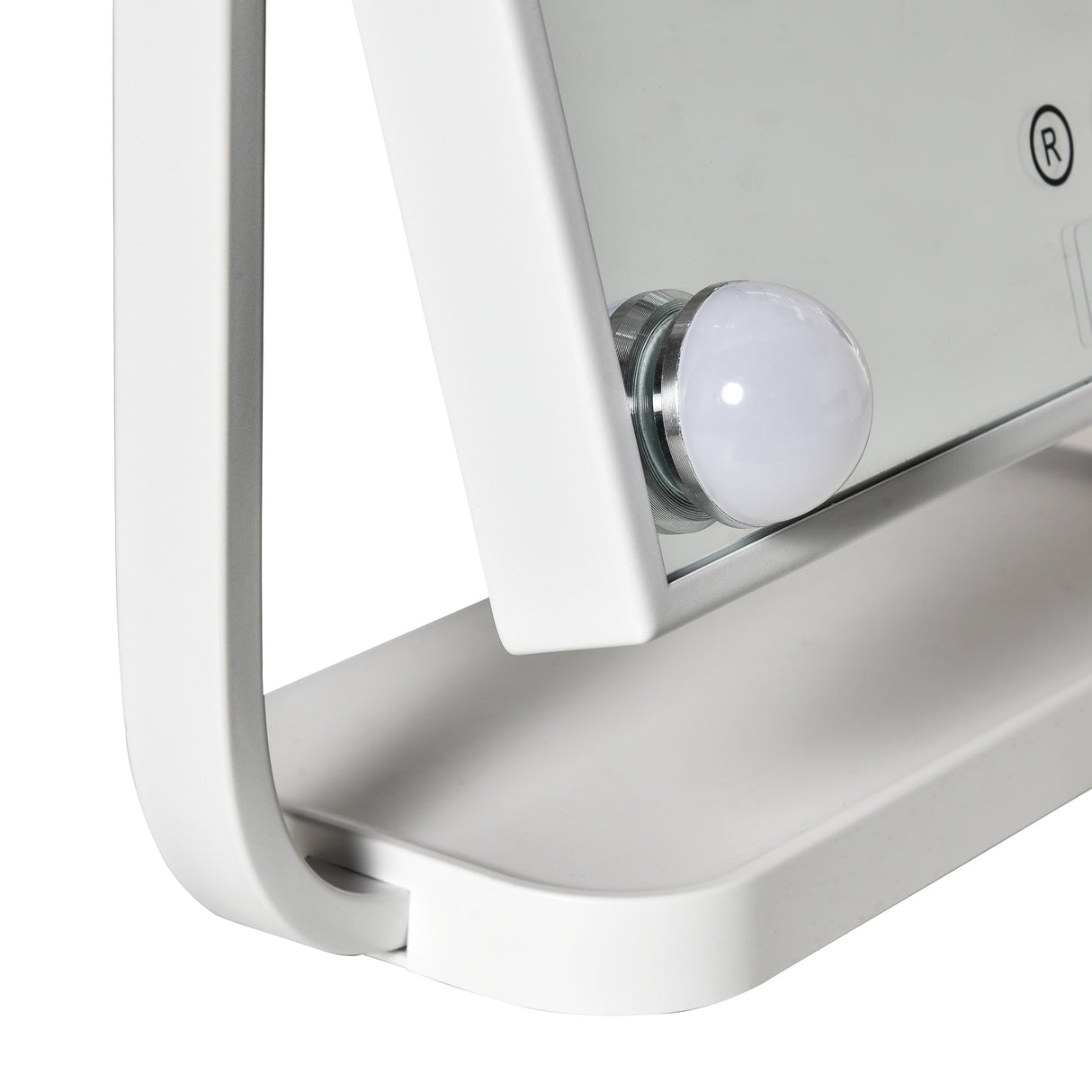 easycomfort easycomfort specchio trucco illuminato inclinabile con 12 luci led e luminosita regolabile 32 8lx11x47 4cm