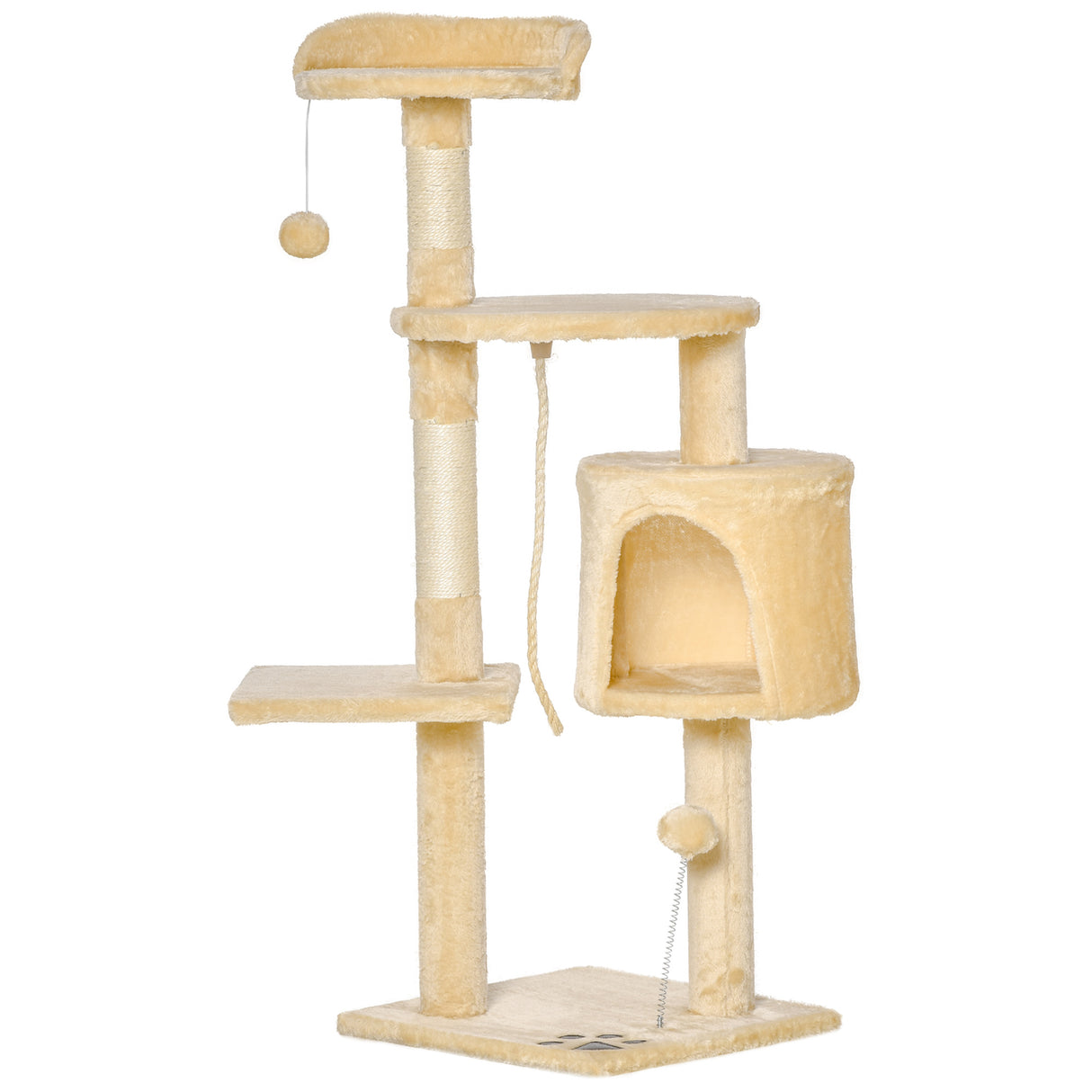 immagine-1-easycomfort-easycomfort-albero-tiragraffi-per-gatti-in-legno-a-4-livelli-con-cuccia-giocattoli-pallina-e-corda-altezza-114-cm-ean-8054111842044