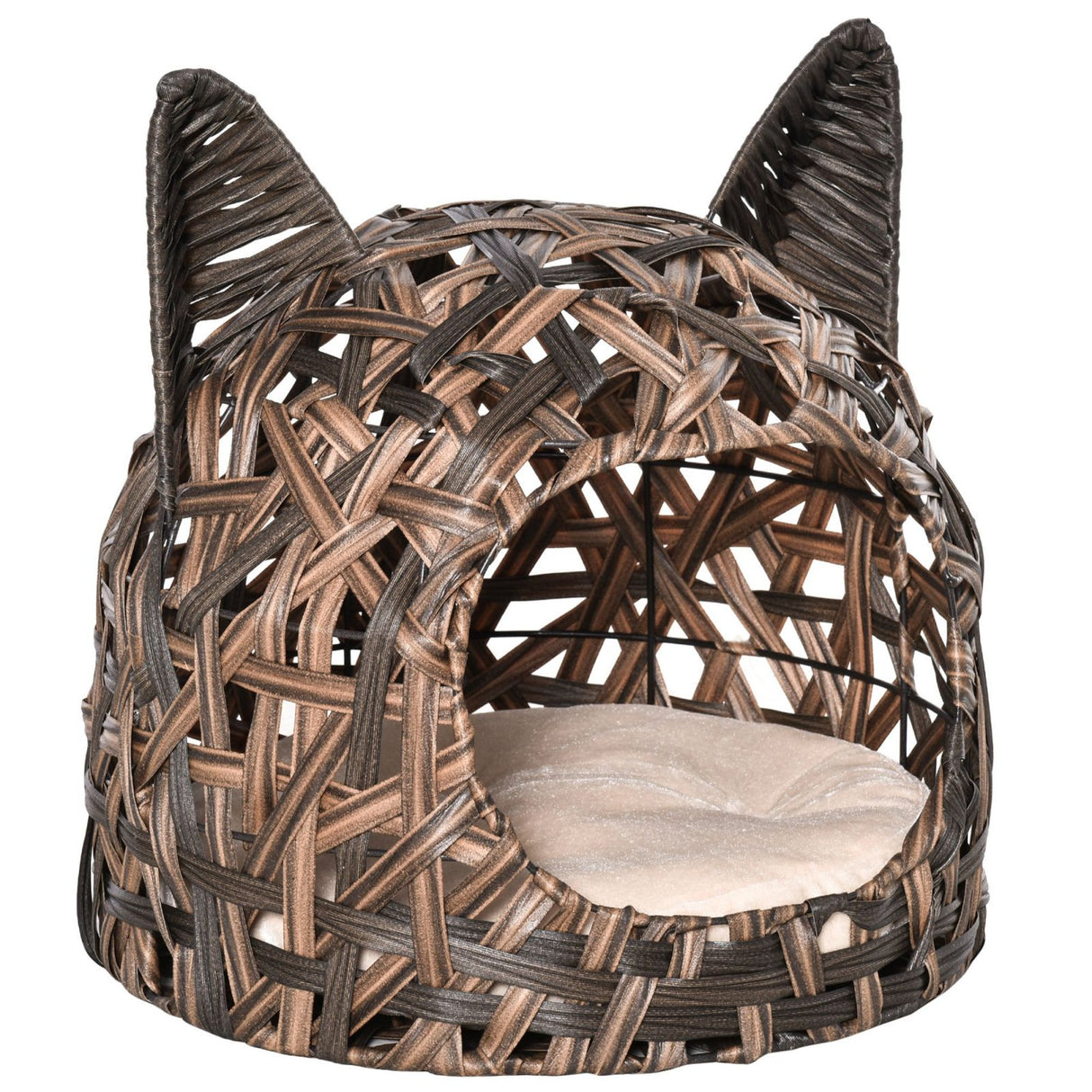 immagine-1-easycomfort-easycomfort-cuccia-per-gatti-cesta-per-gatti-adulti-fino-4-5kg-cesta-in-vimini-sintetico-a-forma-di-gatto-marrone