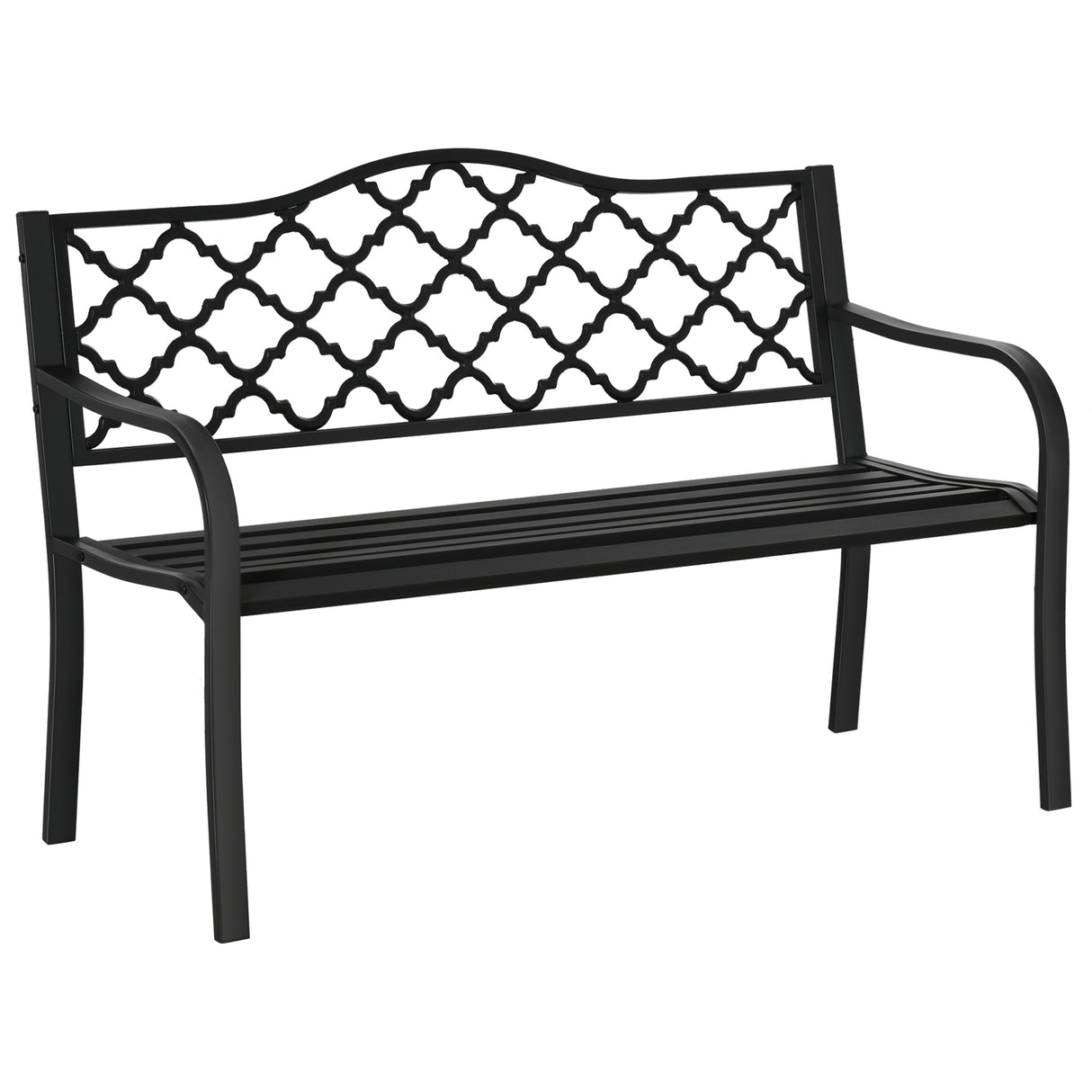 immagine-1-easycomfort-easycomfort-panchina-da-esterno-2-posti-in-acciaio-e-ghisa-con-braccioli-e-schienale-decorato-128x58-5x89cm-nero