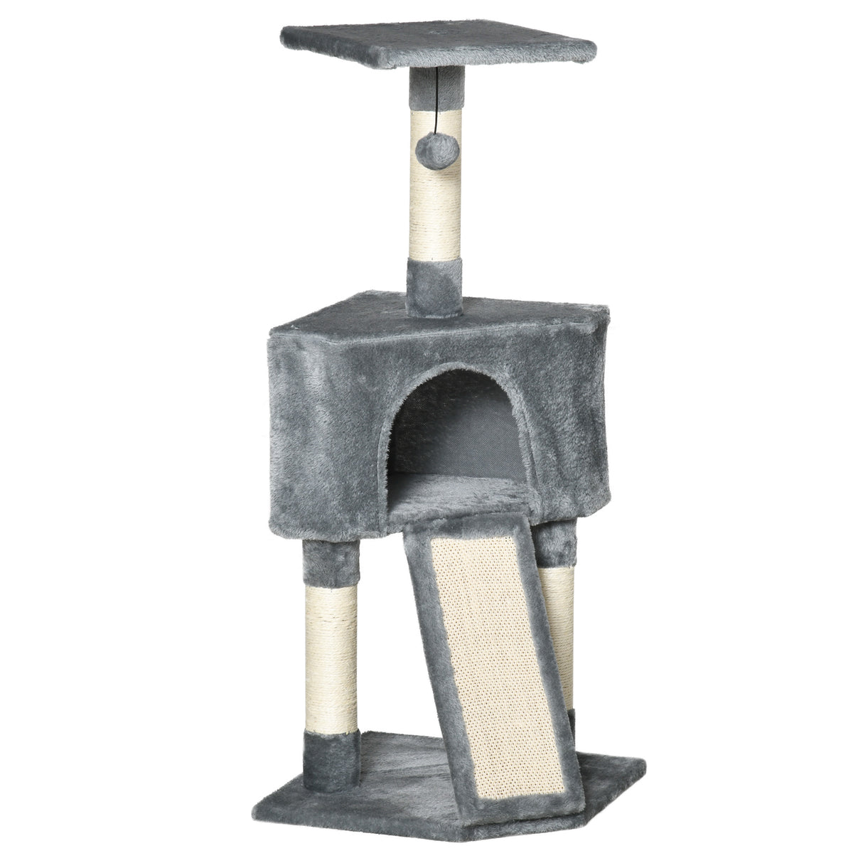 immagine-1-easycomfort-easycomfort-tiragraffi-ad-albero-per-gatti-fino-5-kg-rivestimento-corda-sisal-e-peluche-con-cuccia-grigio-40x40x98cm-ean-8054111843218