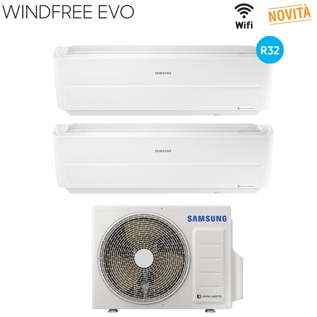 immagine-1-samsung-climatizzatore-condizionatore-samsung-dual-split-inverter-serie-windfree-evo-912-con-aj040ncj2eg-r-32-wi-fi-integrato-900012000-ean-8059657019462