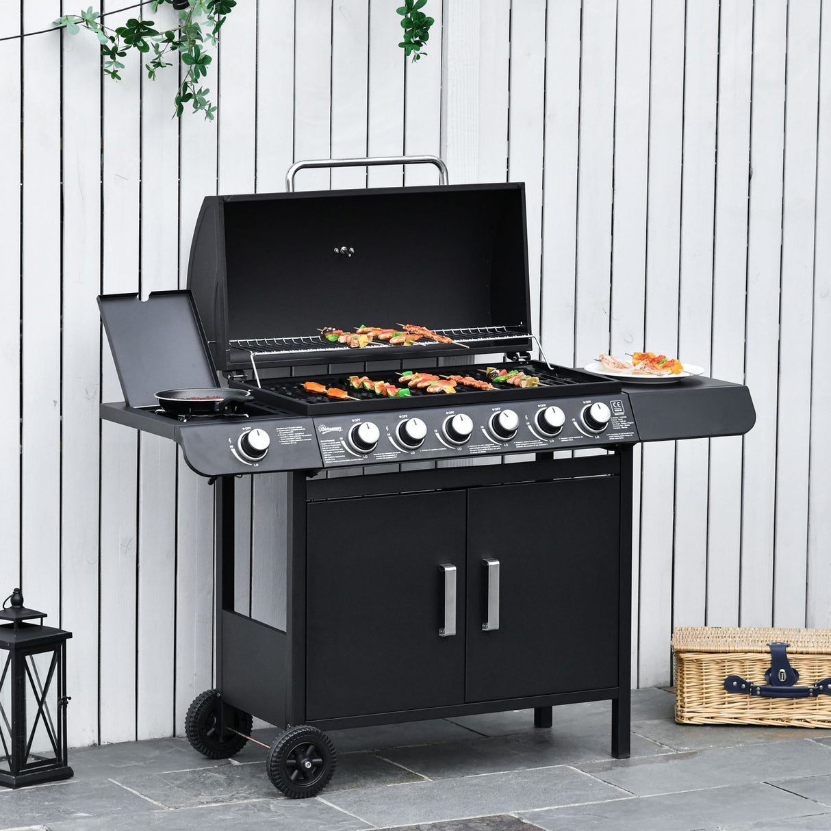immagine-2-easycomfort-easycomfort-barbecue-a-gas-con-coperchio-e-fornello-laterale-termometro-mensola-e-2-ruote-135x50x100cm-nero-ean-8055776912486