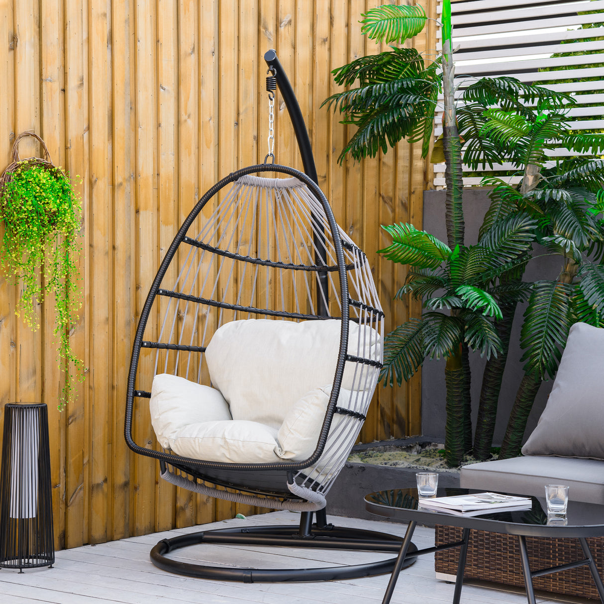 immagine-2-easycomfort-easycomfort-poltrona-sospesa-con-cuscino-e-struttura-in-metallo-per-giardino-e-soggiorno-101x101x188cm-nero