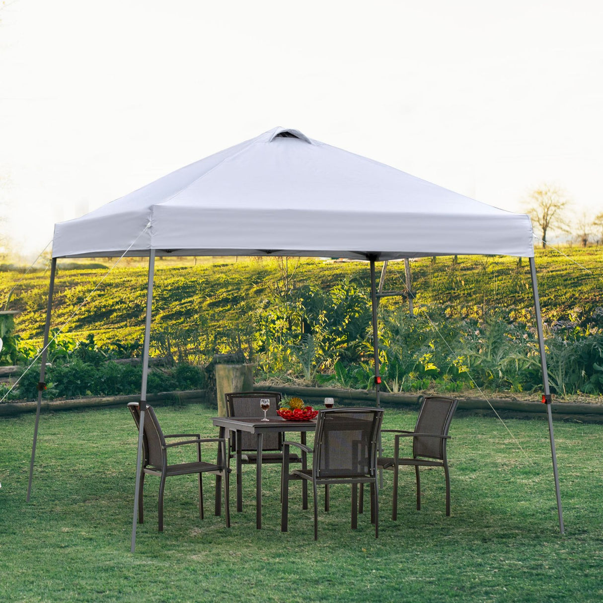 immagine-3-easycomfort-easycomfort-gazebo-pieghevole-3x3m-da-giardino-ed-esterno-in-metallo-e-tessuto-oxford-bianco-ean-8055776910901
