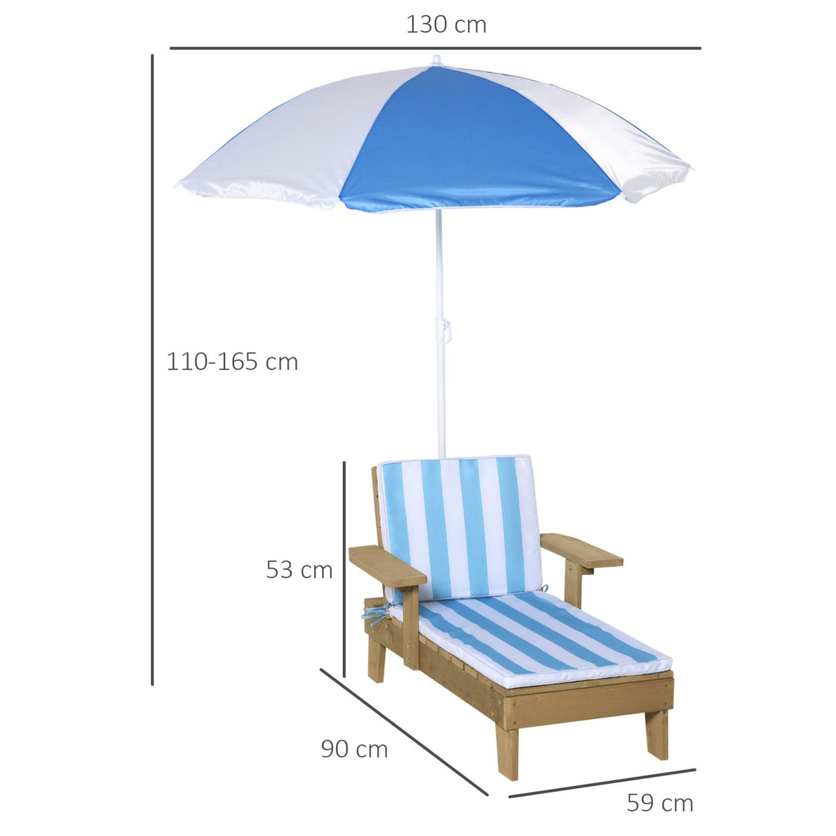 immagine-3-easycomfort-easycomfort-set-lettino-da-spiaggia-per-bambini-con-ombrellone-sdraio-mare-per-bambini-3-7-anni-bianca-e-blu-90cmx59cmx53cm-ean-8055776910628
