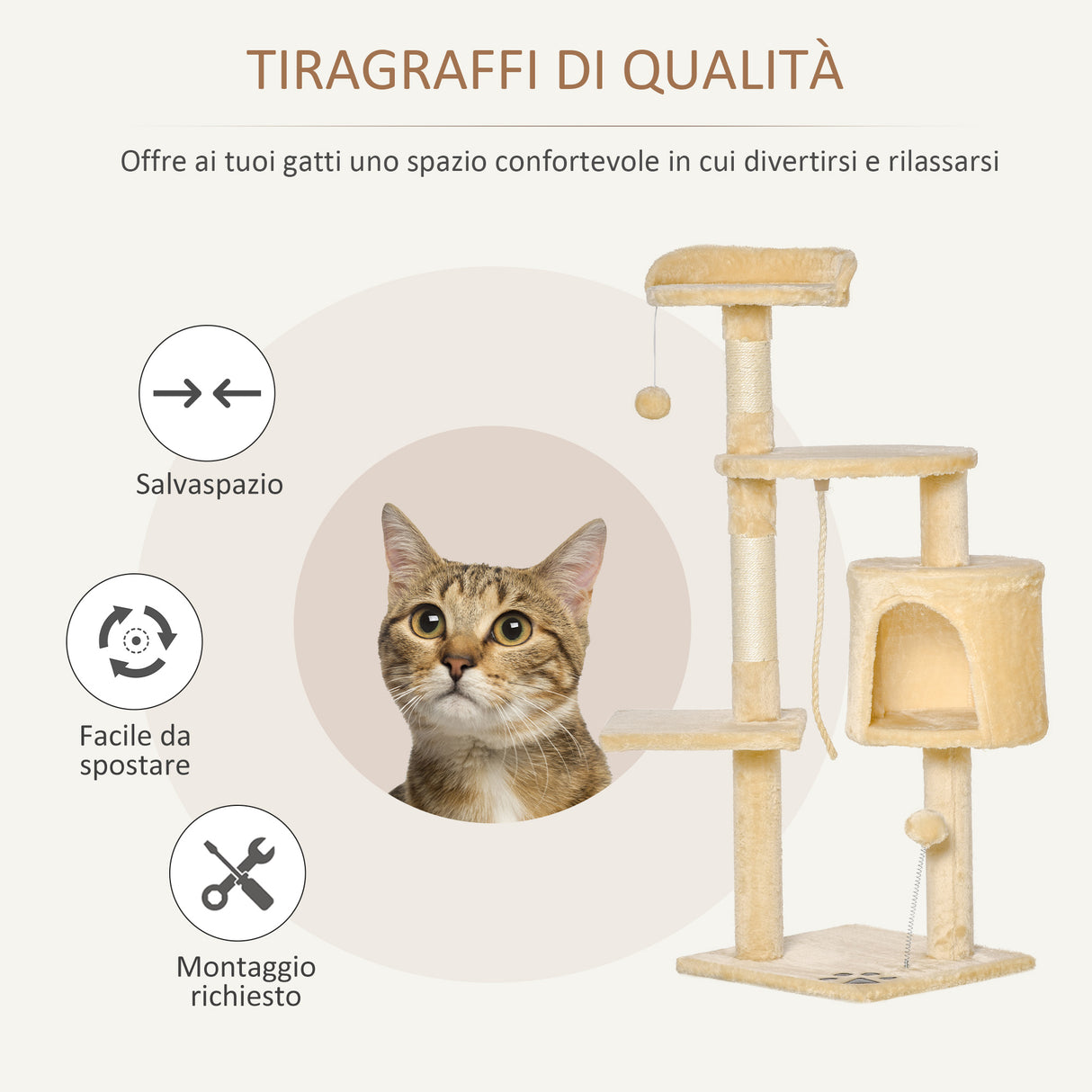 immagine-4-easycomfort-easycomfort-albero-tiragraffi-per-gatti-in-legno-a-4-livelli-con-cuccia-giocattoli-pallina-e-corda-altezza-114-cm-ean-8054111842044