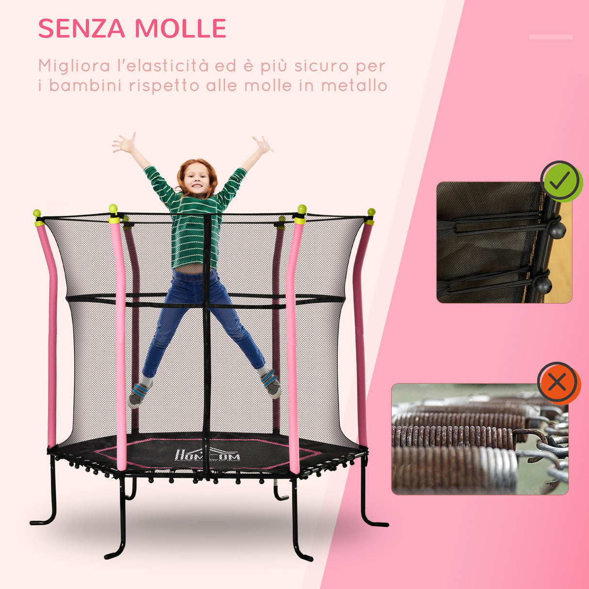 immagine-4-easycomfort-easycomfort-tappeto-elastico-per-bambini-3-10-anni-con-rete-di-sicurezza-e-corde-elastiche-trampolino-da-giardino-160x163-5acm-rosa-e-nero