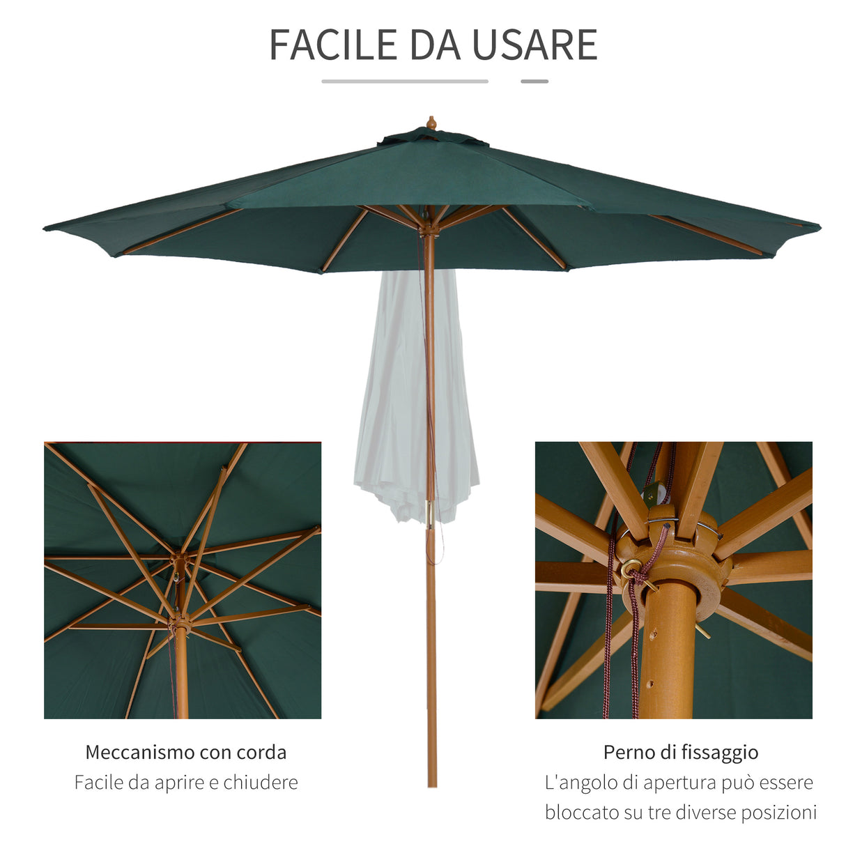 immagine-5-easycomfort-easycomfort-ombrellone-da-giardino-3x2-5-m-con-apertura-a-corda-8-stecche-in-legno-e-poliestere-verde-scuro