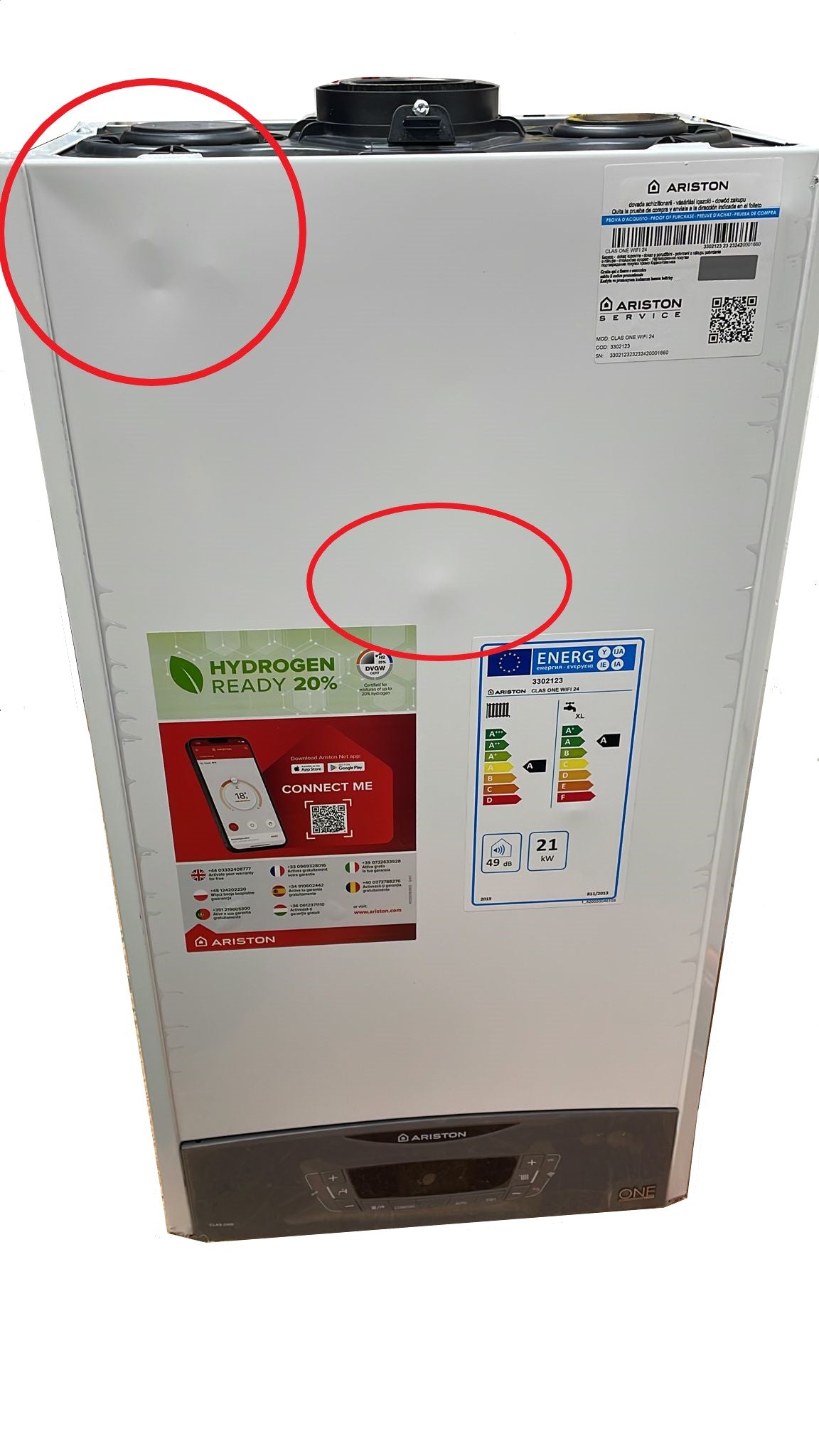 immagine-6-ariston-area-occasioni-caldaia-a-condensazione-ariston-clas-one-wifi-24-low-nox-metano-o-gpl-completo-di-kit-scarico-fumi-codice-prod-3302123