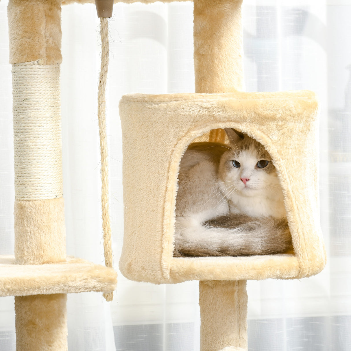 immagine-9-easycomfort-easycomfort-albero-tiragraffi-per-gatti-in-legno-a-4-livelli-con-cuccia-giocattoli-pallina-e-corda-altezza-114-cm-ean-8054111842044