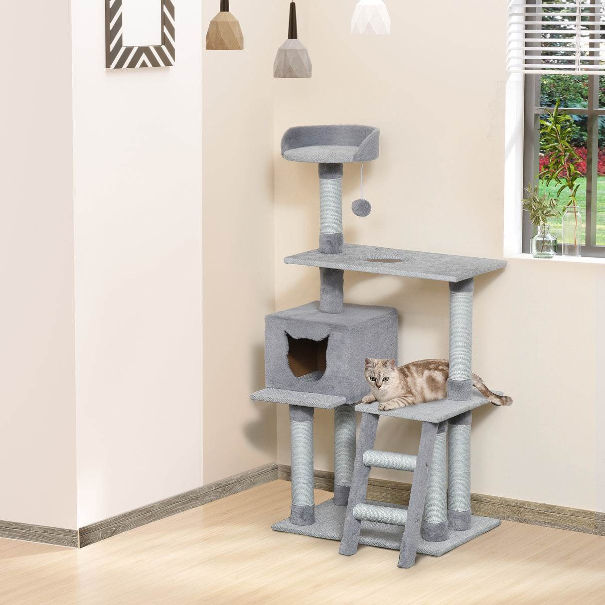 immagine-9-easycomfort-easycomfort-tiragraffi-palestra-per-gatti-multilivello-con-casetta-scala-piattaforme-pali-in-corda-di-juta-grigio-60-5x40x124cm-ean-8054144134307