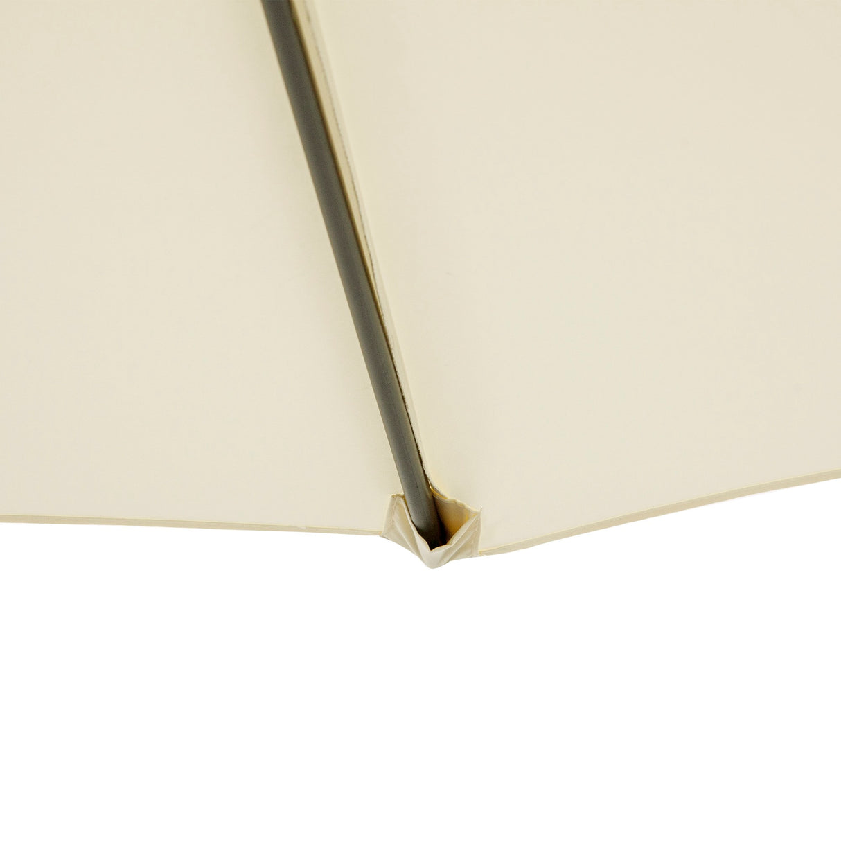 easycomfort easycomfort ombrellone parasole decentrato da giardino da spiaggia ferro 3m beige