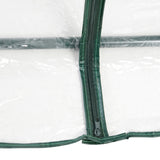 easycomfort easycomfort serra da giardino a tunnel per piante e orto con copertura in pvc 250x200x200cm
