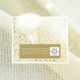 easycomfort easycomfort vela da giardino rettangolare in hdpe crema 3x4m