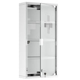 easycomfort easycomfort armadietto medicinale cassetta porta medicina a quattro ripiani in acciaio inox 30 x 12 x 60cm ean 8054111841658