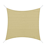 easycomfort easycomfort tenda da sole a vela quadrata in hdpe color sabbia 360x360cm
