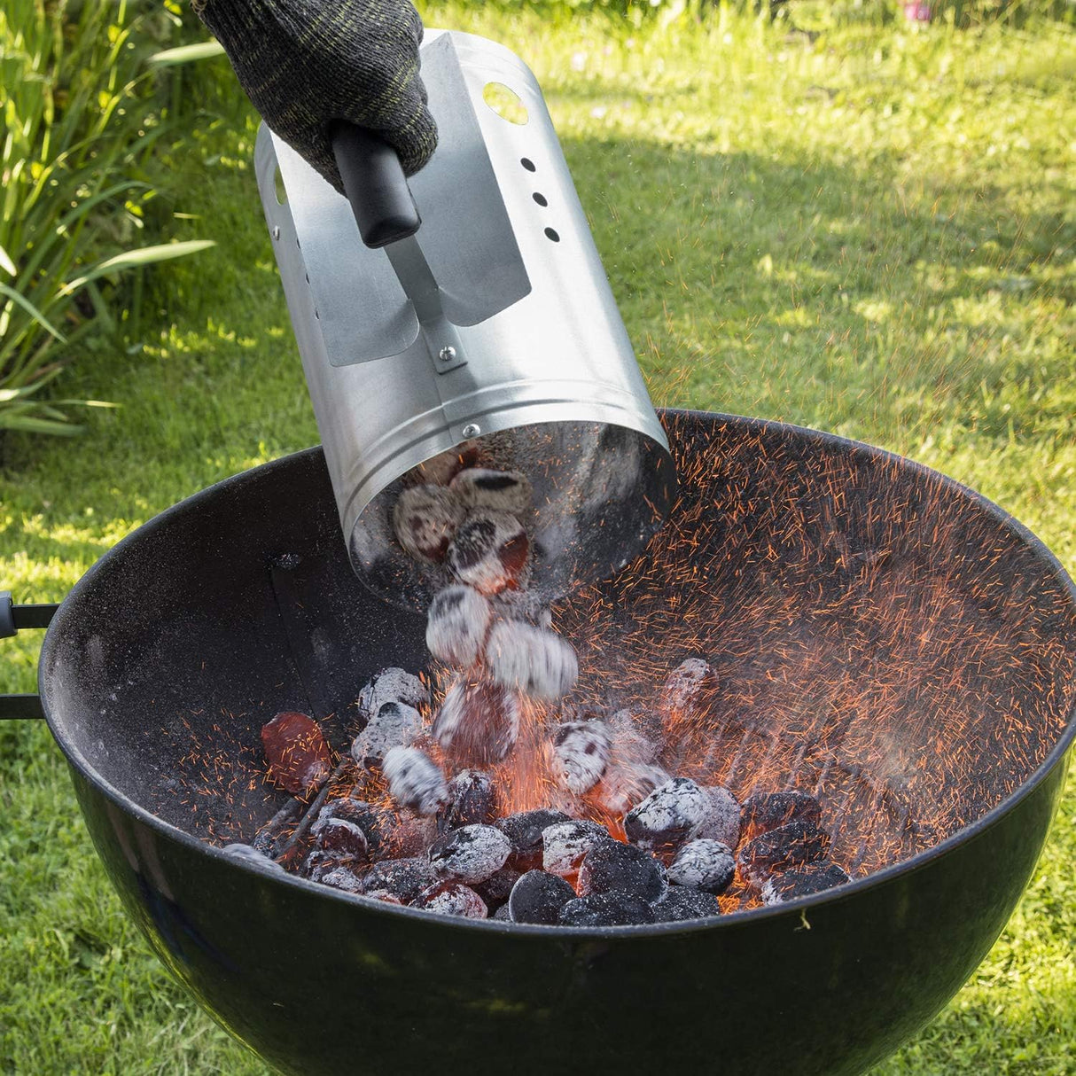 ambra garden ciminiera per barbecue a carbone ambra garden