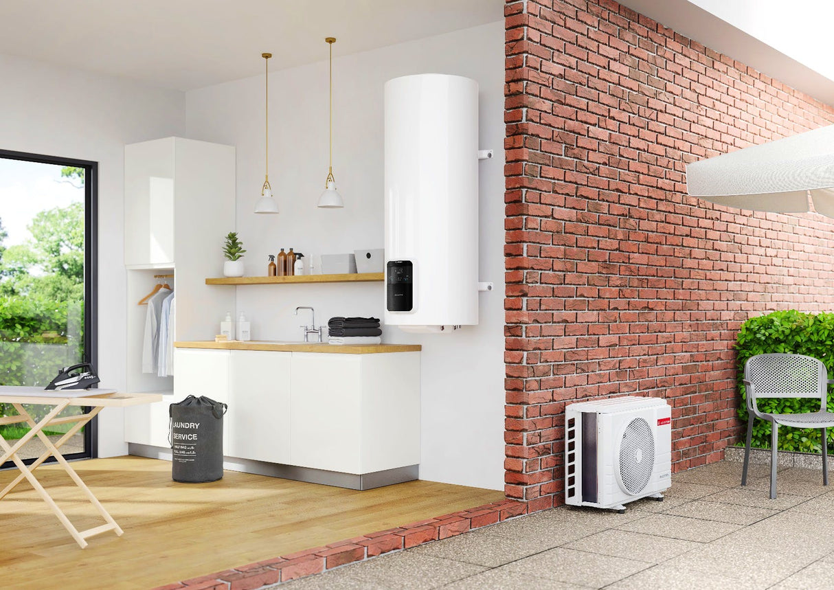 ariston area occasioni scaldabagno a pompa di calore ariston inverter nuos split wi fi 200 wh con accumulo di 200 litri classe a 3069756