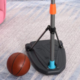 easycomfort easycomfort set canestro per bambini regolabile in altezza con palla da basket base e pompa gonfiaggio inclusi