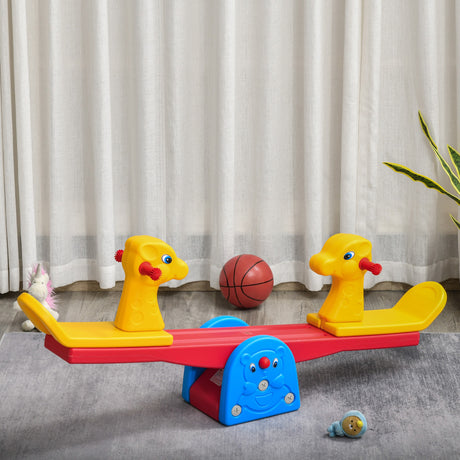 easycomfort easycomfort altalena a bilico con maniglie antiscivolo per bambini eta 1 4 anni plastica hdpe atossica 150x32x60cm multicolore