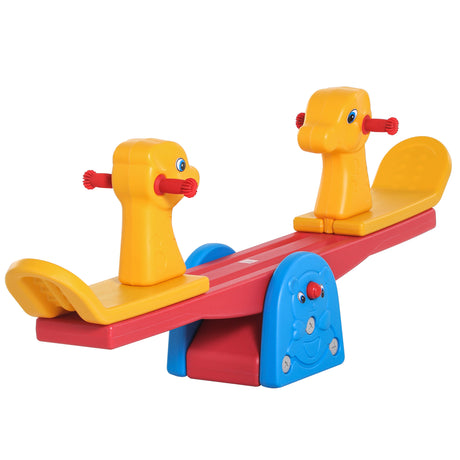 easycomfort easycomfort altalena a bilico con maniglie antiscivolo per bambini eta 1 4 anni plastica hdpe atossica 150x32x60cm multicolore