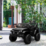 easycomfort easycomfort macchina elettrica per bambini 3 6 anni da 12v con telecomando fari e clacson 100x64 2x71 cm nero