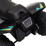easycomfort easycomfort quad elettrico per bambini 18 36 mesi con batteria ricaricabile da 6v 72x40x45 5 cm nero