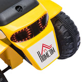 easycomfort easycomfort moto elettrica per bambini a 3 ruote con luci e suoni batteria ricaricabile 6v velocita 2 kmh per bimbi da 18 36 mesi 72cmx57cmx56cm gialla