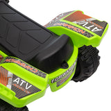 easycomfort easycomfort quad elettrico per bambini con batteria ricaricabile 6v pulsante acceleratore eta 18 36 mesi 70x42x45cm verde