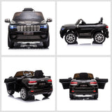 easycomfort easycomfort macchina elettrica jeep per bambini 12v guida manuale e con telecomando nero