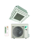 Climatiseur cassette Daikin 21 000 BTU FFA60A9 R-32 avec Wi-Fi en option, grille blanche incluse, classe énergétique A+/A+, garantie italienne