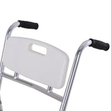 easycomfort easycomfort sedia a rotelle impermeabile con wc seduta in ecopelle 4 ruote vaso rimovibile per anzianidisabili 84x54x96cm ean 8054144133058